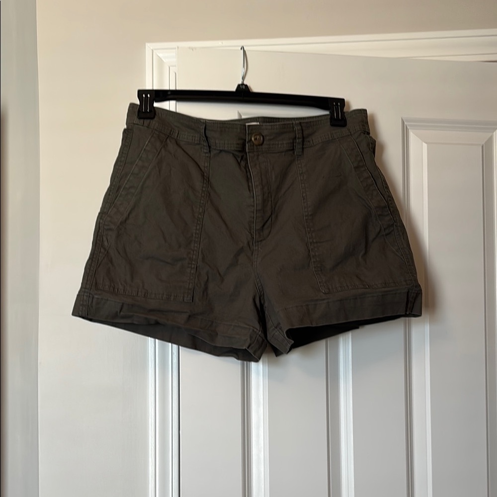 Women's Olive Green Shorts